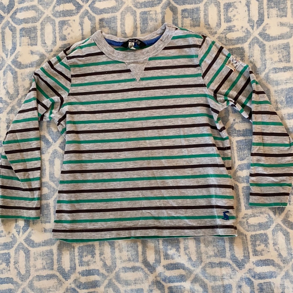 Joules 4T Striped Long Sleeve T-shirt